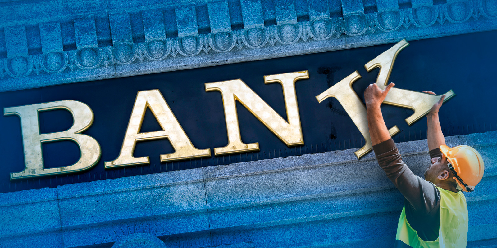 Image of front of bank