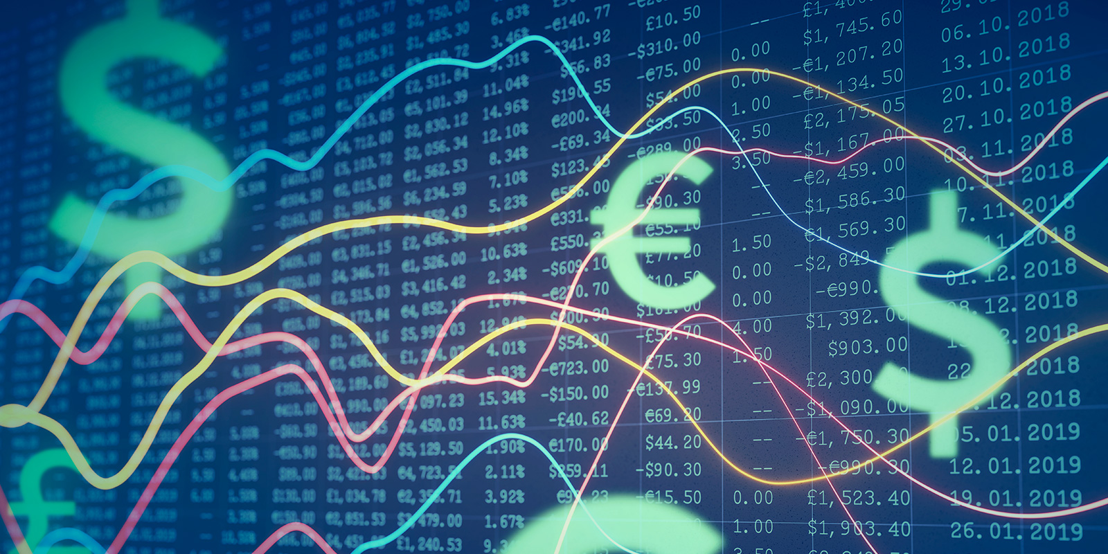 Image of currency symbols