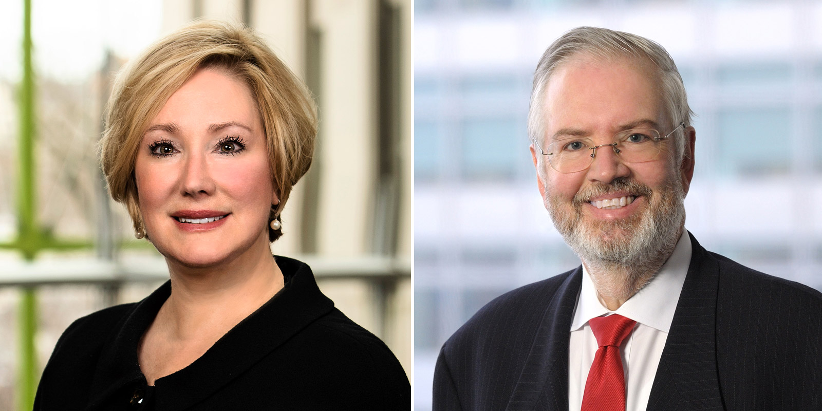 Lisa Ledbetter and Stephen Obie
