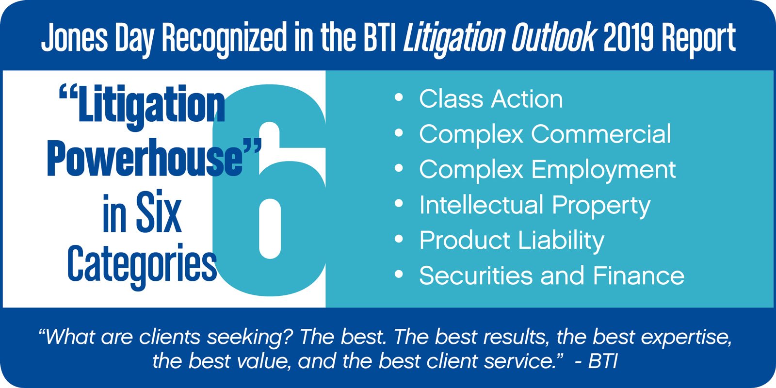 BTI Litigation Outlook Infographic