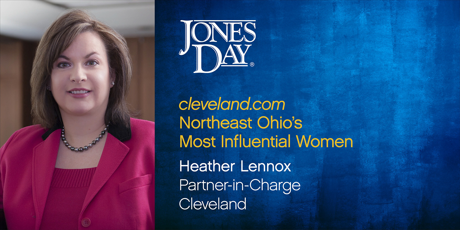 Heather Lennox named one of Northeast Ohio’s Most Influential Women