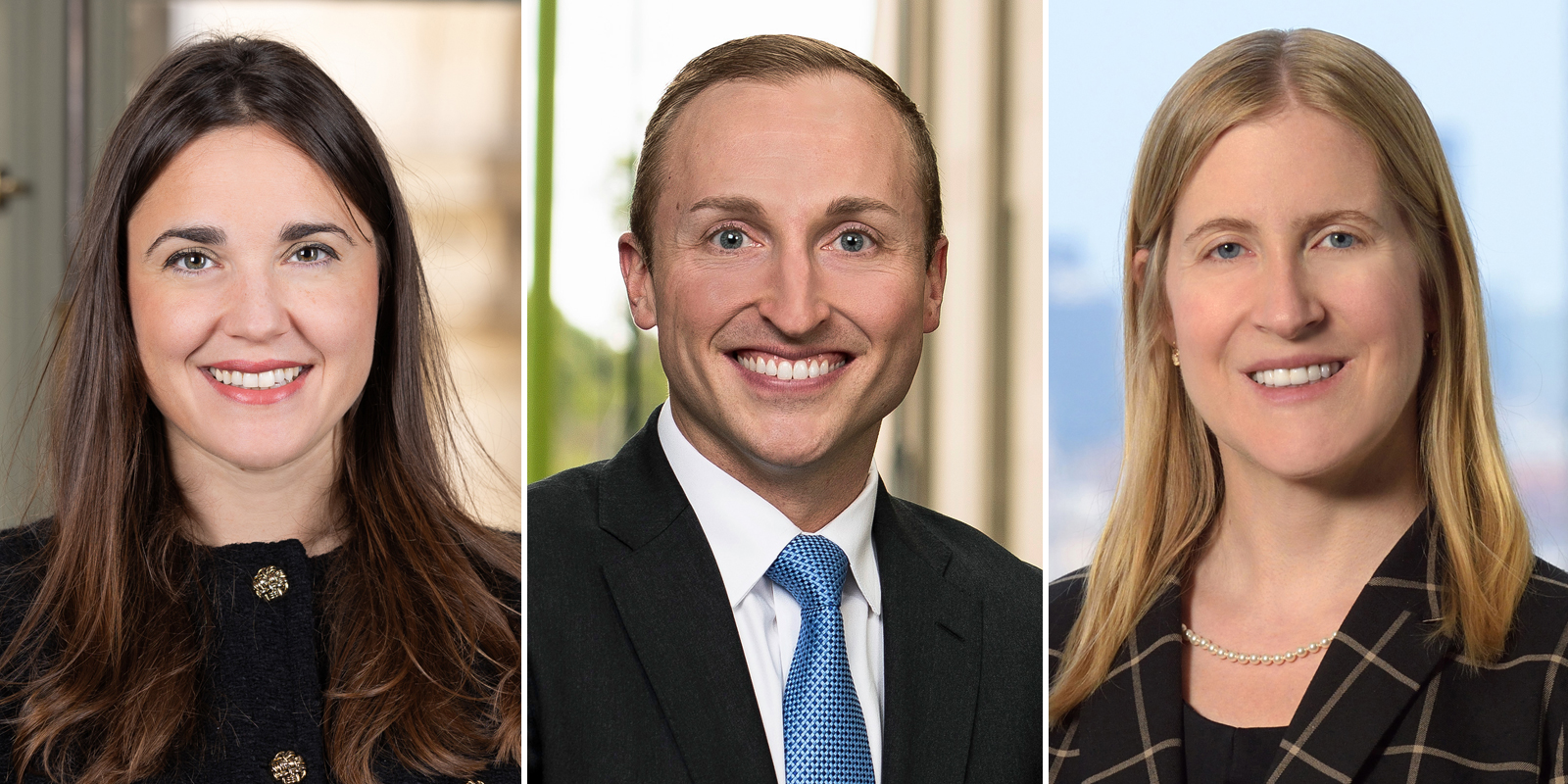 Three Jones Day Lawyers ; Claire Pauly, Jim Saywell, and Kristina Yost.
