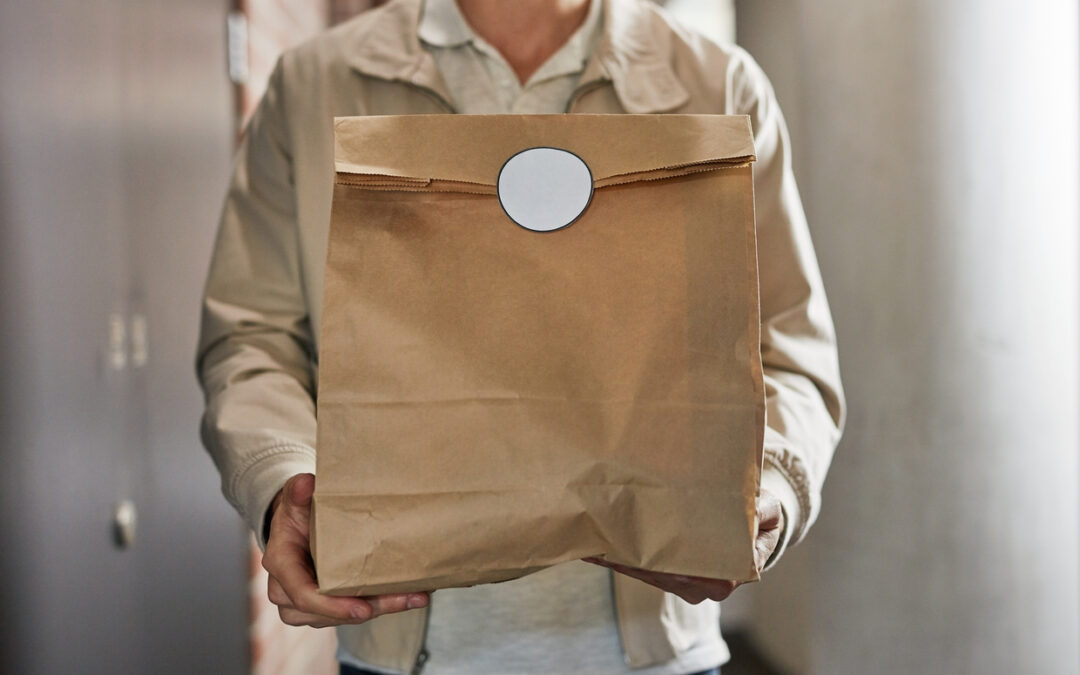 Holding the hot sale bag
