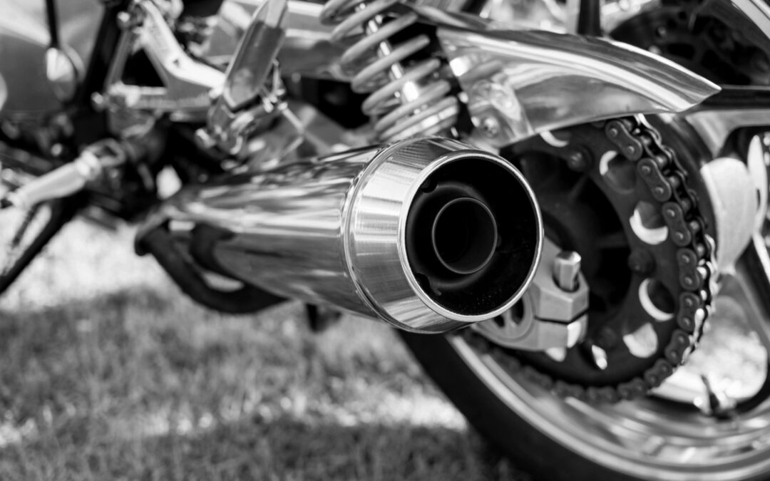 motorcycle gears and exhaust